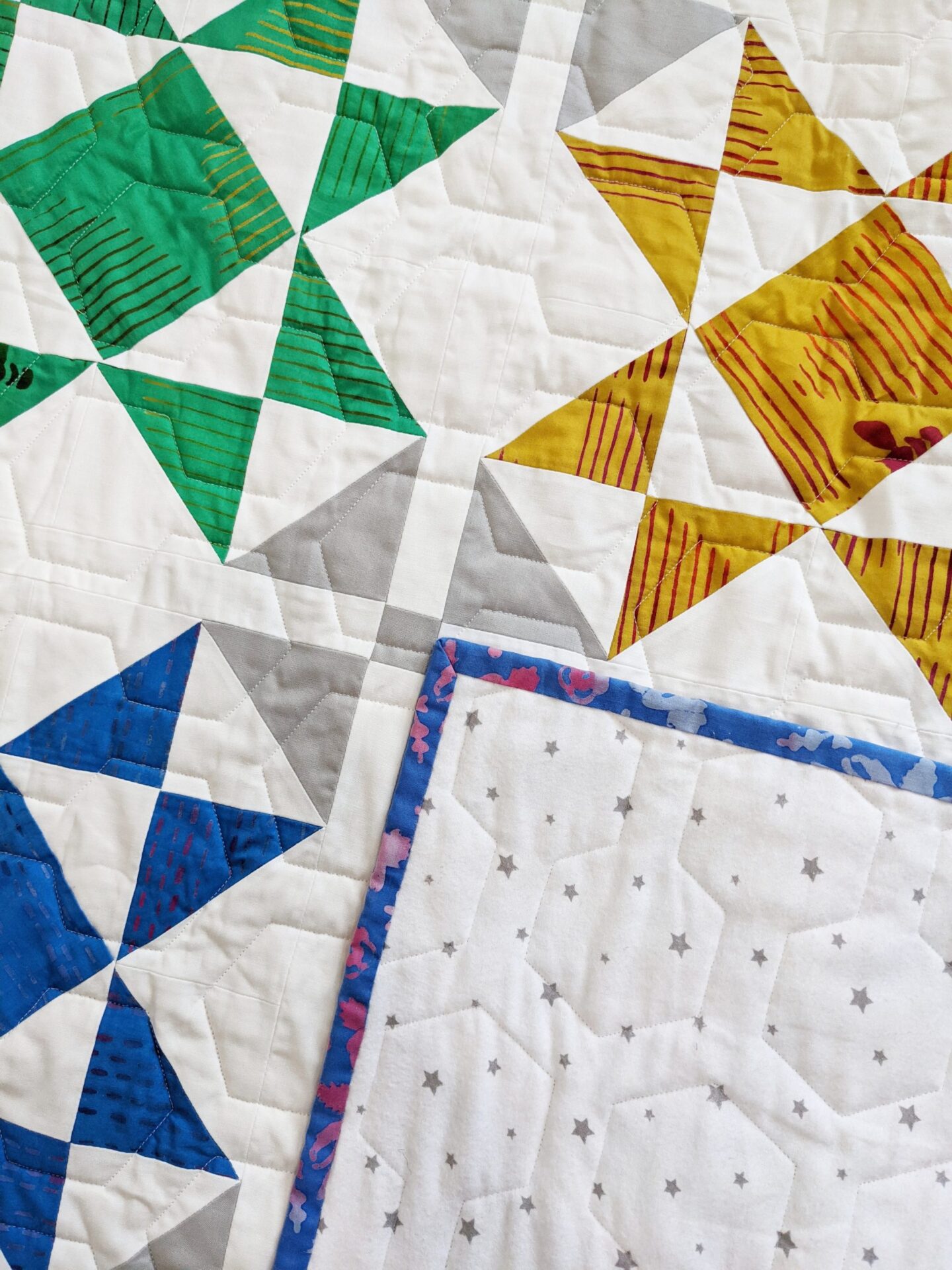 Luster (the alison glass one) – slightly biased quilts