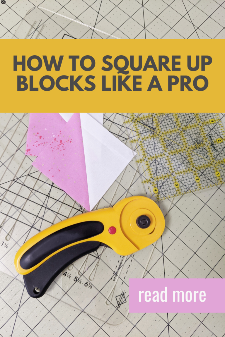 How to Square Up Quilt Blocks Like a Pro slightly biased quilts