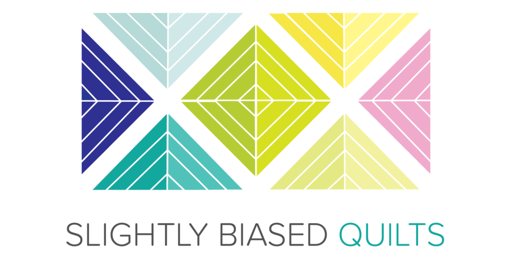 slightly biased quilts logo